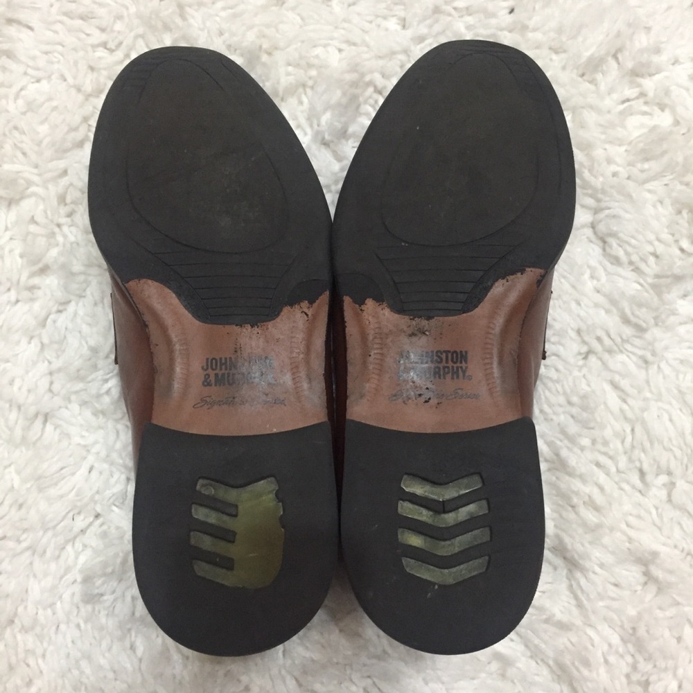 Johnston & Murphy Sheep Skin Leather Loafers - Picture 8 of 8